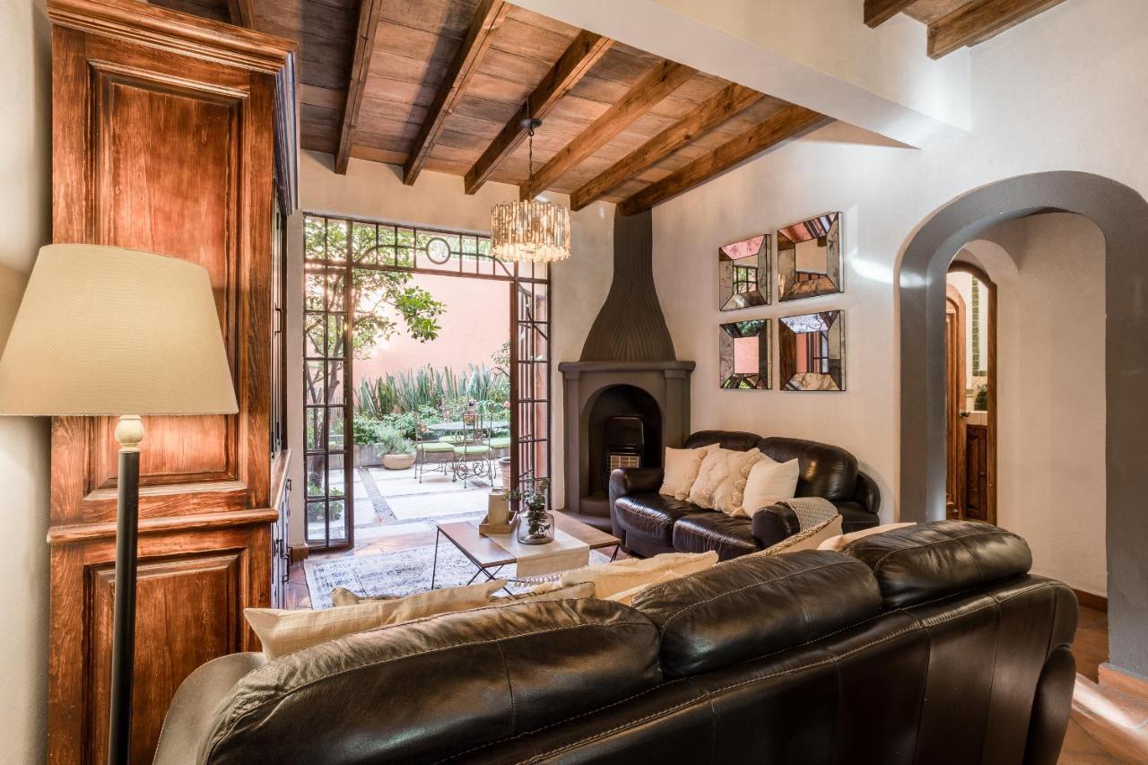 3Br Garden Home With Rooftop & Garage In Centro San Miguel De Allende Exterior foto